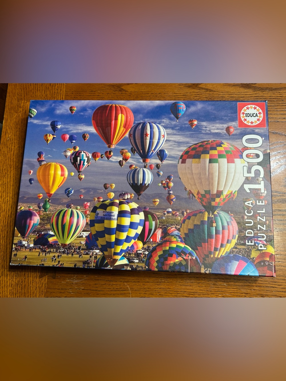 Colorful Hot Air Balloon 1500-Piece Puzzle